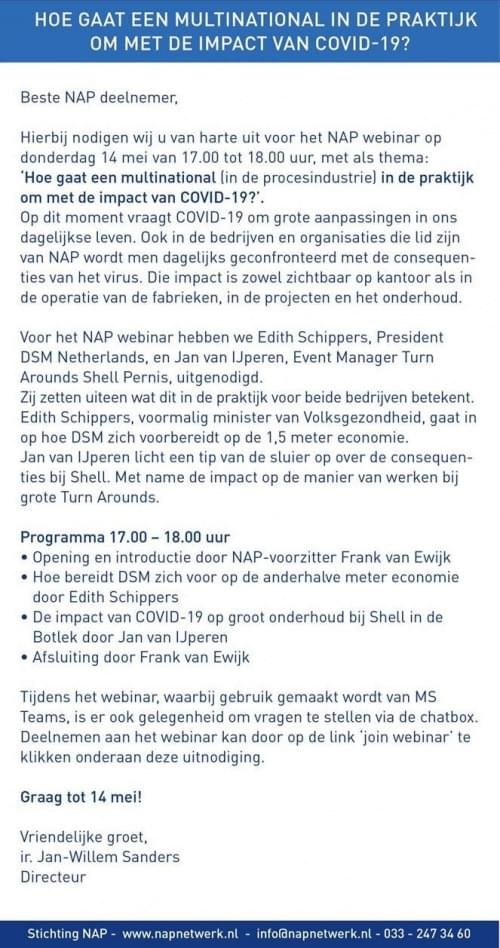 NAP Webinar uitnodiging 2