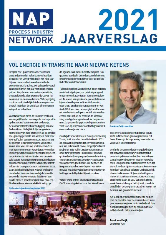 Afbeelding voorkant jaarverslag 2021