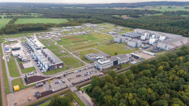 Gasunie locatie Ommen, belangrijk compressor station in ons nationale gasnetwerk